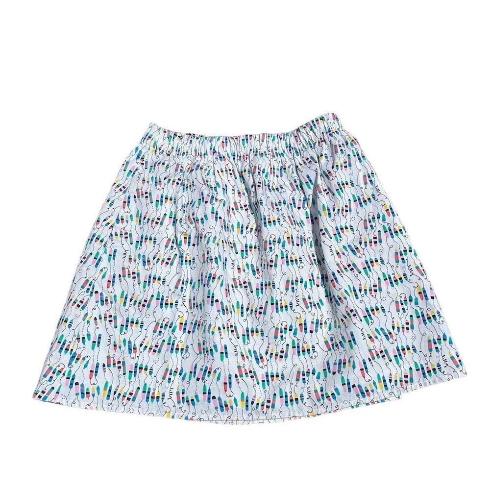 Lilly Pulitzer Callie XS Mini Skirt Oh Buoy Fishing Lure Print Women's Short XS - Picture 2 of 7